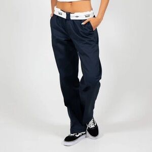 women’s 874 dickies work pants - navy